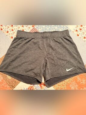 Nike Dri-FIT Tempo Running Shorts Women’s Medium Gray Athletic Workout
